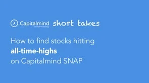 Premium (Unlocked): How to find stocks hitting all-time-highs using Capitalmind SNAP