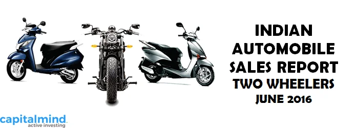 Indian Automobile Sales June 2016: Two Wheelers