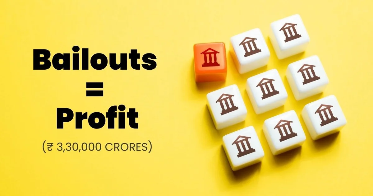 The Government Earned 327,000 cr. from Bank Bailouts