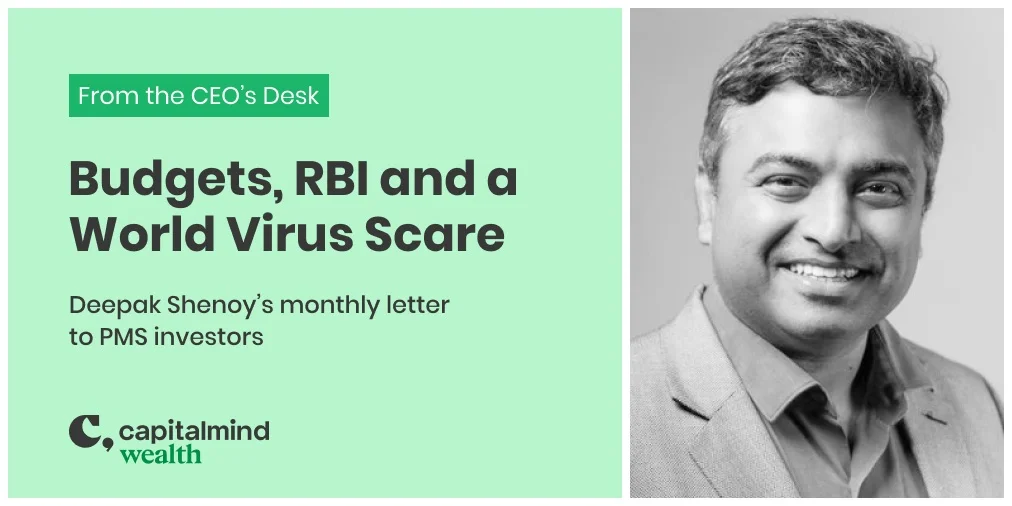 Wealth Letter Feb 2020: Budgets, RBI and a World Virus Scare