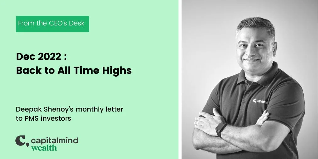 Wealth Letter Dec 2022: Back to All Time Highs