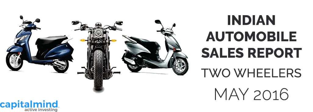 Indian Automobile Sales May 2016: Two Wheelers