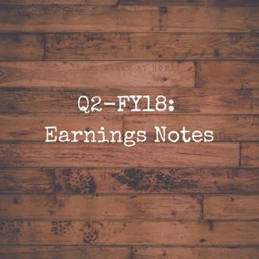 Q2-FY18: Earnings Notes: Asian Paints, Crompton Greaves & Hindustan Unilever