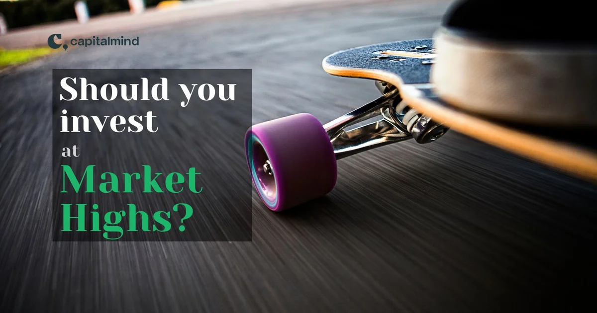 Should you invest at market highs?